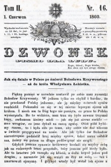 Dzwonek : pismo dla ludu. T. 2, 1860, nr 16