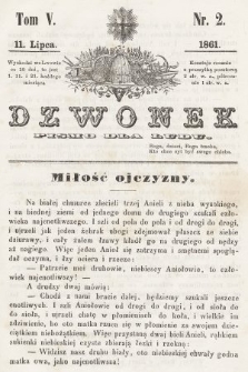 Dzwonek : pismo dla ludu. T. 5, 1861, nr 2