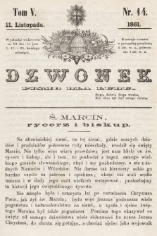 Dzwonek : pismo dla ludu. T. 5, 1861, nr 14