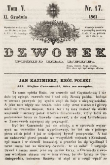 Dzwonek : pismo dla ludu. T. 5, 1861, nr 17