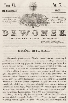 Dzwonek : pismo dla ludu. T. 6, 1862, nr 3