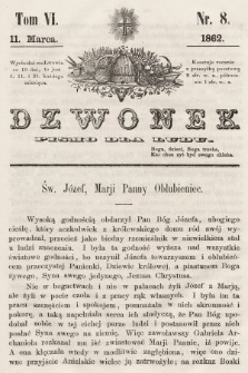 Dzwonek : pismo dla ludu. T. 6, 1862, nr 8