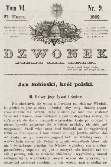 Dzwonek : pismo dla ludu. T. 6, 1862, nr 9