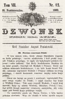Dzwonek : pismo dla ludu. T. 7, 1862, nr 12