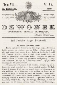 Dzwonek : pismo dla ludu. T. 7, 1862, nr 15