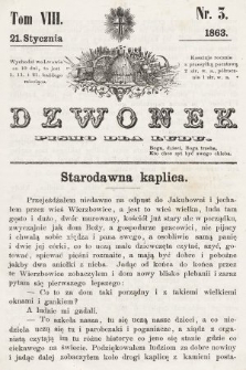 Dzwonek : pismo dla ludu. T. 8, 1863, nr 3