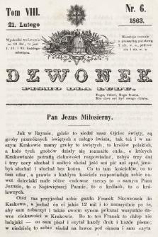 Dzwonek : pismo dla ludu. T. 8, 1863, nr 6