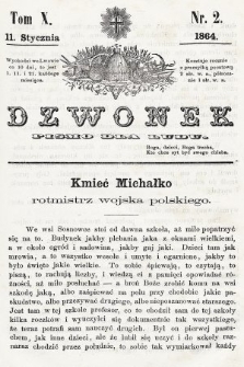 Dzwonek : pismo dla ludu. T. 10, 1864, nr 2