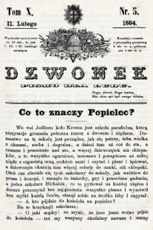 Dzwonek : pismo dla ludu. T. 10, 1864, nr 5