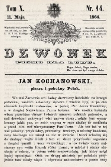 Dzwonek : pismo dla ludu. T. 10, 1864, nr 14