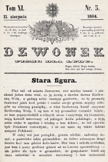 Dzwonek : pismo dla ludu. T. 11, 1864, nr 5