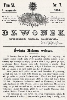 Dzwonek : pismo dla ludu. T. 11, 1864, nr 7