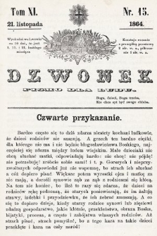 Dzwonek : pismo dla ludu. T. 11, 1864, nr 15