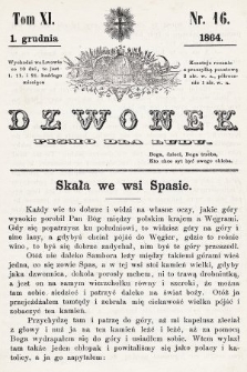 Dzwonek : pismo dla ludu. T. 11, 1864, nr 16