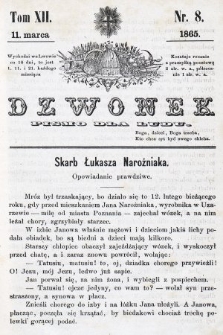 Dzwonek : pismo dla ludu. T. 12, 1865, nr 8