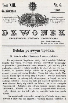 Dzwonek : pismo dla ludu. T. 13, 1865, nr 6