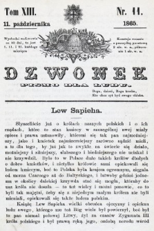 Dzwonek : pismo dla ludu. T. 13, 1865, nr 11