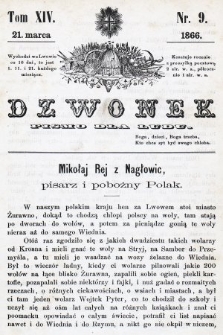 Dzwonek : pismo dla ludu. T. 14, 1866, nr 9