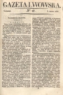 Gazeta Lwowska. 1836, nr 27
