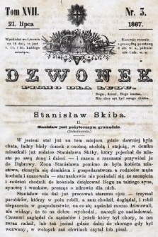 Dzwonek : pismo dla ludu. T. 17, 1867, nr 3