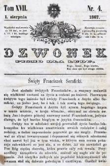 Dzwonek : pismo dla ludu. T. 17, 1867, nr 4