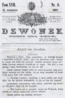 Dzwonek : pismo dla ludu. T. 17, 1867, nr 8