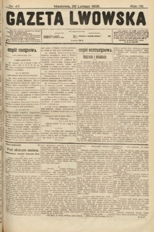 Gazeta Lwowska. 1928, nr 47
