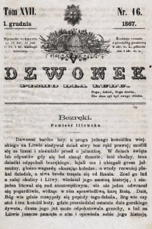 Dzwonek : pismo dla ludu. T. 17, 1867, nr 16