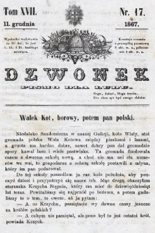 Dzwonek : pismo dla ludu. T. 17, 1867, nr 17