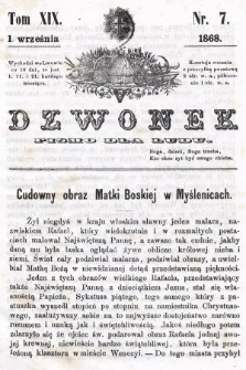 Dzwonek : pismo dla ludu. T. 19, 1868, nr 7