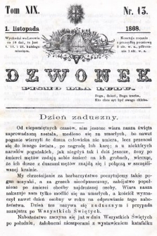 Dzwonek : pismo dla ludu. T. 19, 1868, nr 13