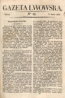 Gazeta Lwowska. 1836, nr 28