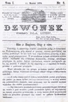 Dzwonek : pismo dla ludu. Nowa Serya. R. 11, 1870, T. 1, nr 8