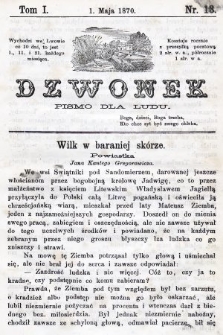 Dzwonek : pismo dla ludu. Nowa Serya. R. 11, 1870, T. 1, nr 13