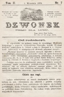 Dzwonek : pismo dla ludu. Nowa Serya. R. 11, 1870, T. 2, nr 7