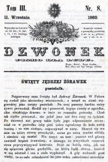 Dzwonek : pismo dla ludu. T. 3, 1860, nr 8