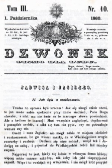 Dzwonek : pismo dla ludu. T. 3, 1860, nr 10