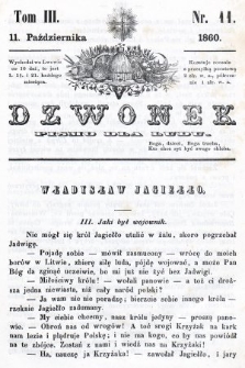 Dzwonek : pismo dla ludu. T. 3, 1860, nr 11