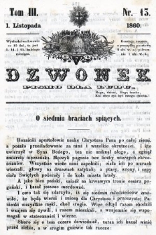 Dzwonek : pismo dla ludu. T. 3, 1860, nr 13