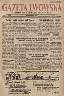 Gazeta Lwowska : dziennik dla Dystryktu Galicyjskiego. 1943, nr 4