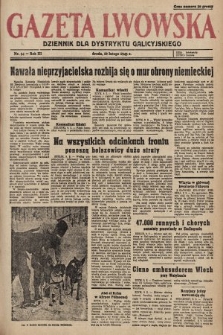Gazeta Lwowska : dziennik dla Dystryktu Galicyjskiego. 1943, nr 34