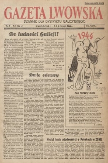Gazeta Lwowska : dziennik dla Dystryktu Galicyjskiego. 1944, nr 1