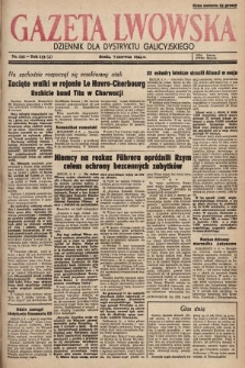 Gazeta Lwowska : dziennik dla Dystryktu Galicyjskiego. 1944, nr 132