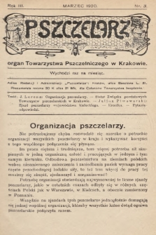 Pszczelarz : organ Towarzystwa Pszczelniczego w Krakowie. 1920, nr 3