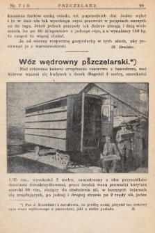 Pszczelarz : organ Towarzystwa Pszczelniczego w Krakowie. 1920, nr 7-8
