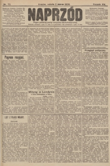 Naprzód : organ polskiej partyi socyalno-demokratycznej. 1905, nr 70