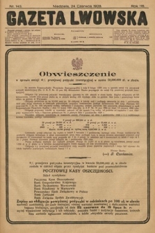 Gazeta Lwowska. 1928, nr 143