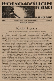 Wolnomyśliciel Polski. 1928, nr 5