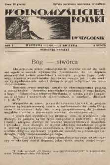 Wolnomyśliciel Polski. 1929, nr 8