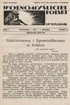 Wolnomyśliciel Polski. 1929, nr 24